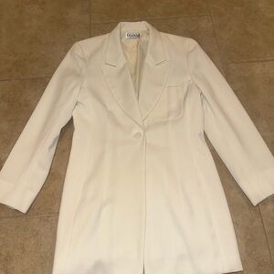 Gianni Women's Cream Blazer Coat